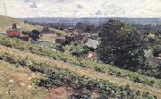 Theodore Robinson, From the Hill,Giverny (nn02)